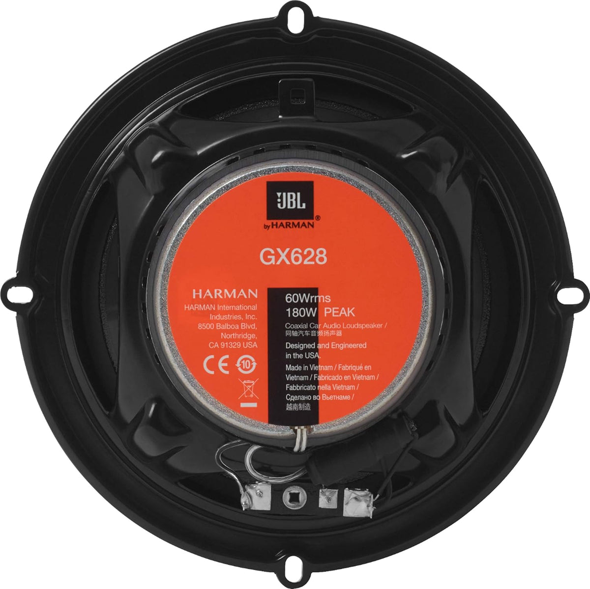 JBL GX628 6.5-Inch Coaxial Car Speakers — Pair