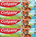 Colgate Toothpaste Kids Bubble Fruit, Fluoride Toothpaste, 2-5 years, 4x50ml, 4 Pack — front product image