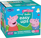 Pampers Easy Ups Boys & Girls Training Pants 4T-5T 56 count