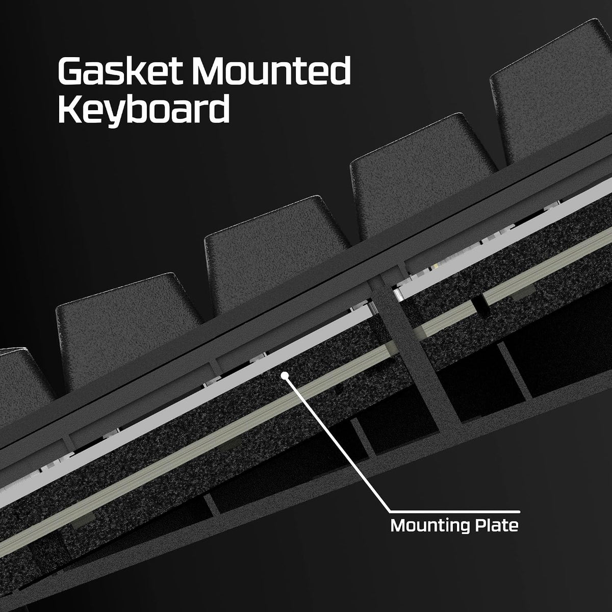 HyperX Alloy Rise 75 Wireless 75% Hot Swappable Mechanical Gaming Keyboard — product image 9