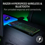 Razer BlackWidow V4 Low Profile HyperSpeed Wireless Mechanical Gaming Keyboard (Green Switch) — product image 3