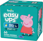 Pampers Training Pants - Easy Ups Girls & Boys - Size 3T-4T, 66 Count, My Little Pony Potty Underwear (Packaging May Vary)