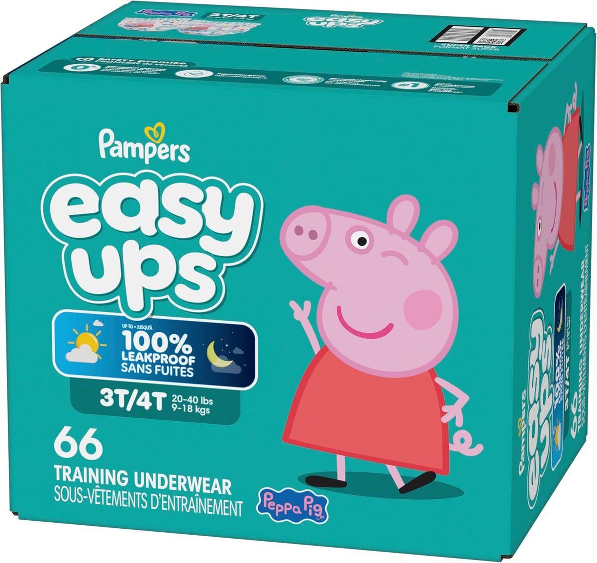 Pampers Training Pants - Easy Ups Girls & Boys - Size 3T-4T, 66 Count, My Little Pony Potty Underwear (Packaging May Vary)