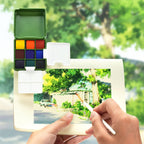 YPLUS Pocket Watercolour Painting Kit — 9 Colours