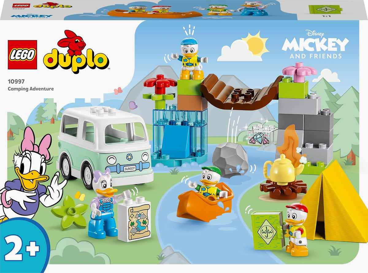 LEGO 10997 DUPLO Disney Mickey and Friends Camping Adventure Set with Campervan Car Toy — image 2