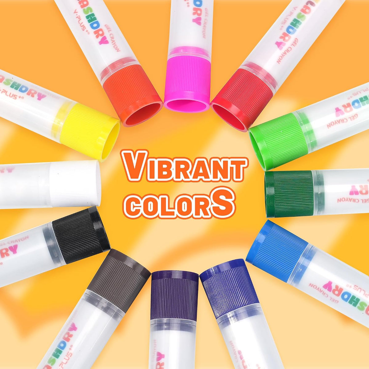 YPLUS FlashDry Paint Sticks — 12 Colours