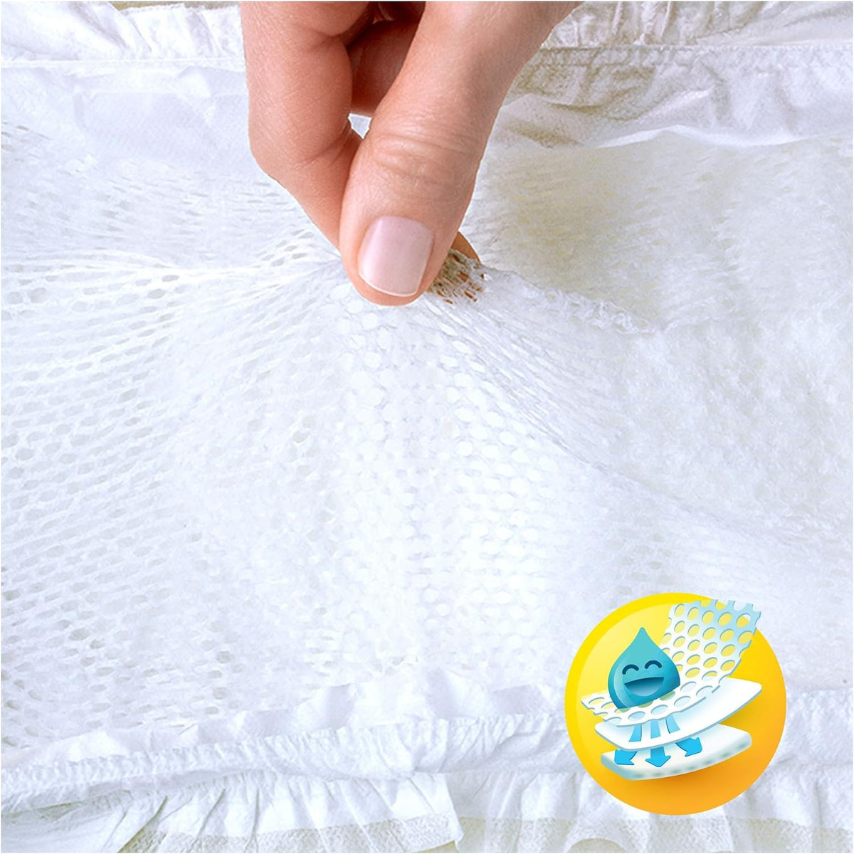 Pampers Premium Protection Size 1 Newborn (2-5 kg/4-11 lb Carrying Pack, 4 Pack (4 Packs of 22)