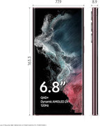 Samsung Galaxy S22 Ultra SM-S908B - 8GB 128GB (Burgundy)