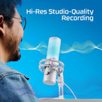 HyperX QuadCast 2 Stand-Alone Microphone Streamer/Content Creator/Gamers/Supports PC — product image 4