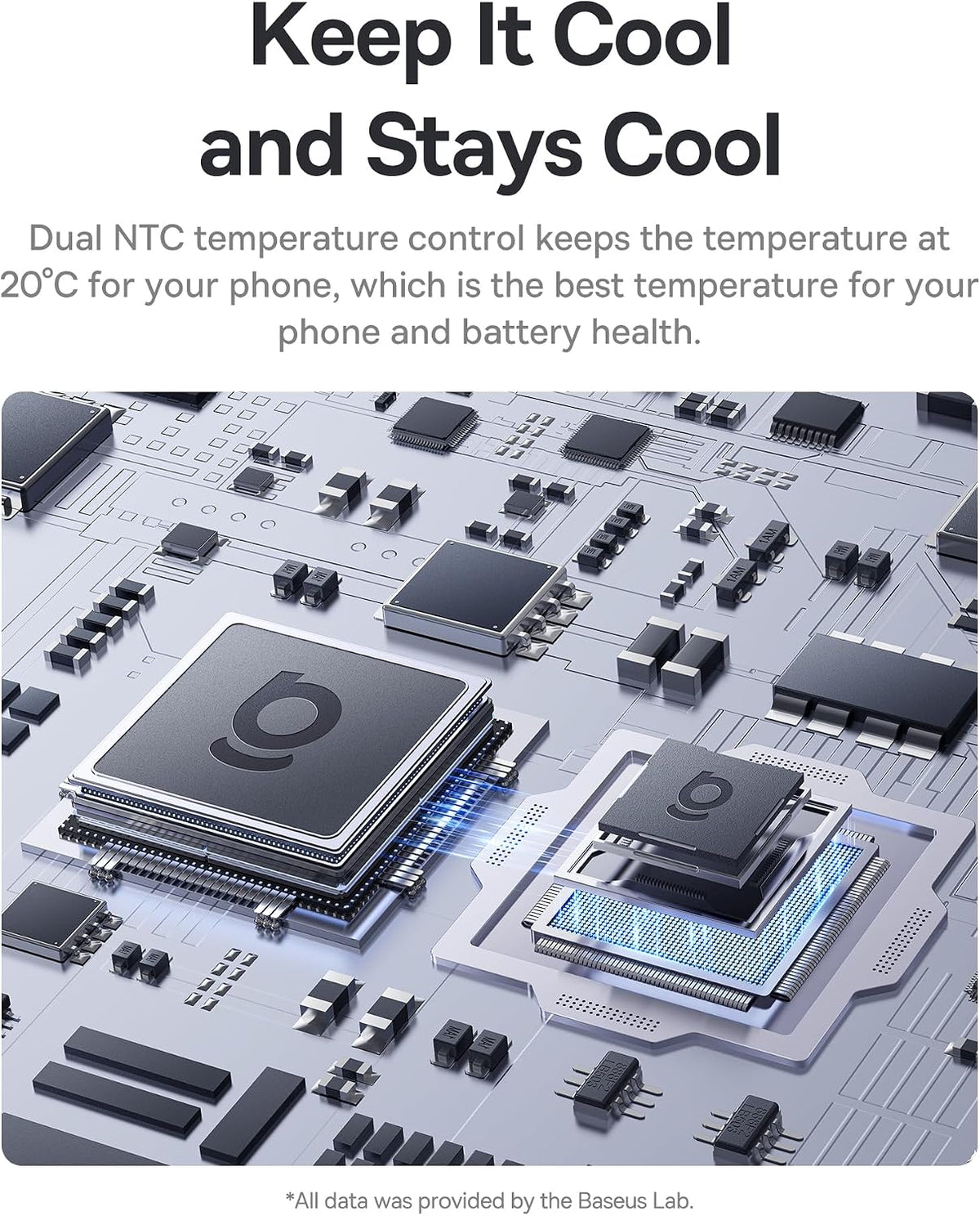 Baseus MagPro II Magnetic Phone Cooler with RGB Lighting — Black