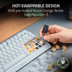 Razer BlackWidow V4 75% Mechanical Gaming Keyboard — White — product image 2