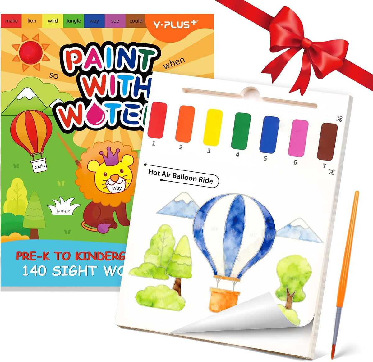 YPLUS Paint with Water Activity Books — Travel