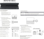 Logitech Keys-To-Go 2 Keyboard — Graphite