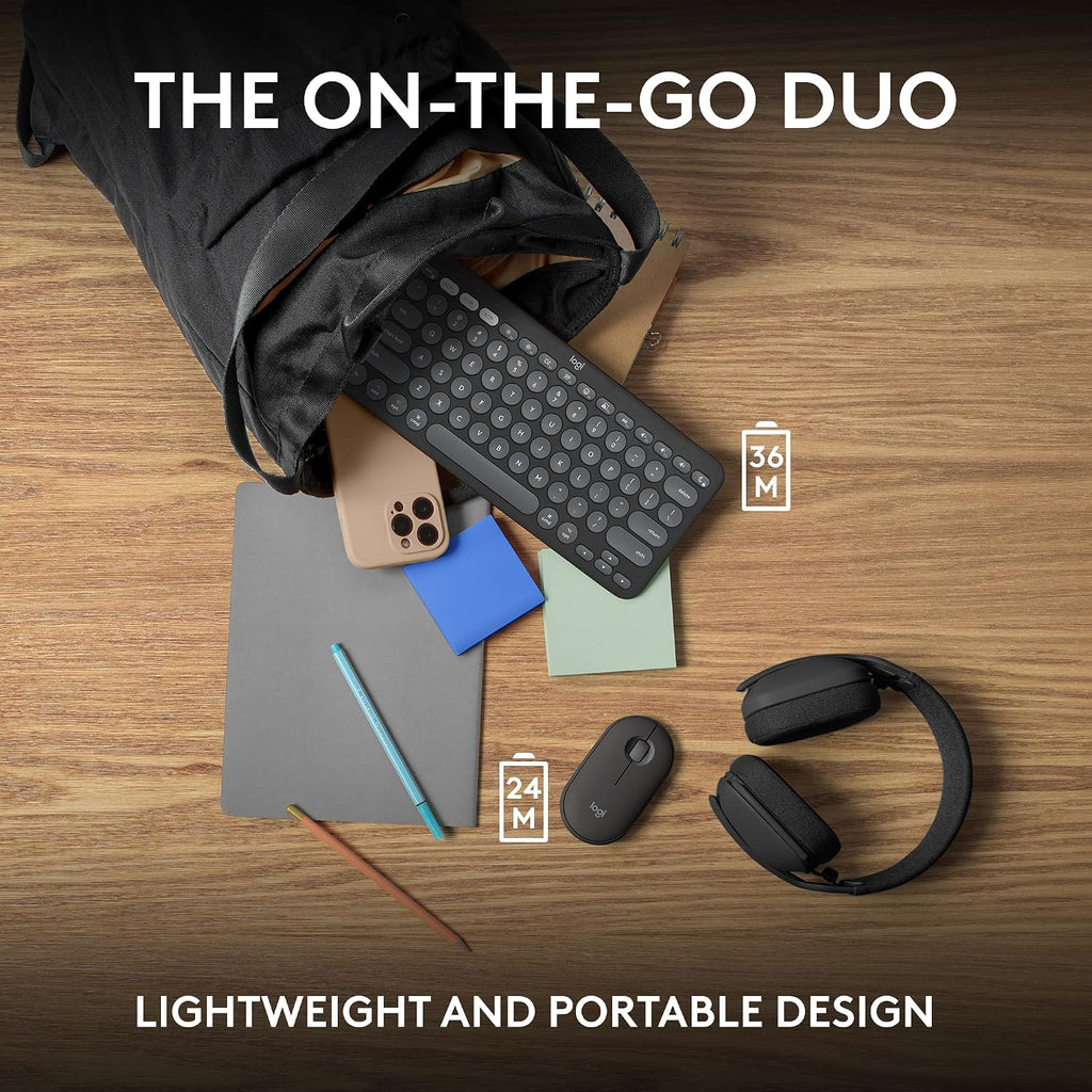 Logitech Pebble 2 Keyboard and Mouse Combo for Mac — Graphite