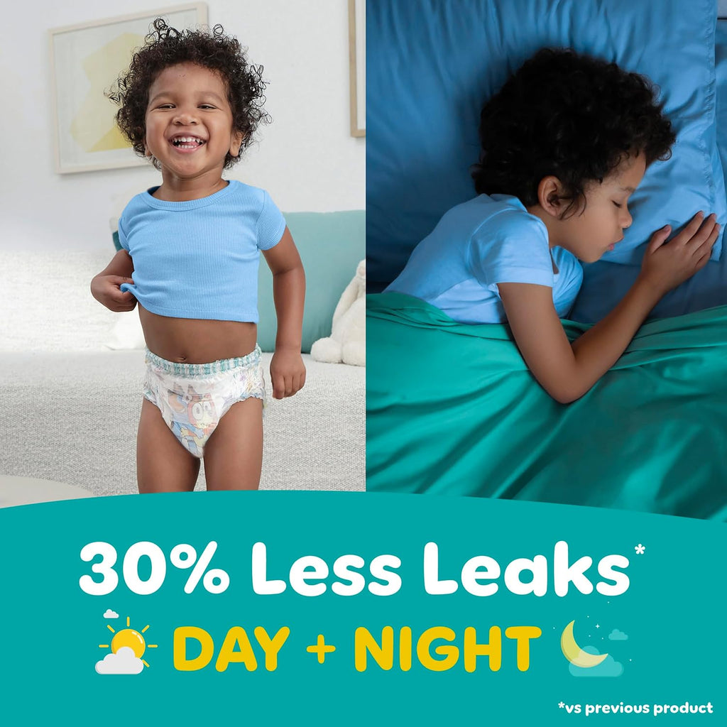 Pampers Easy Ups Training Pants Boys and Girls, Size 4 (2T-3T), 74 Count, Super Pack