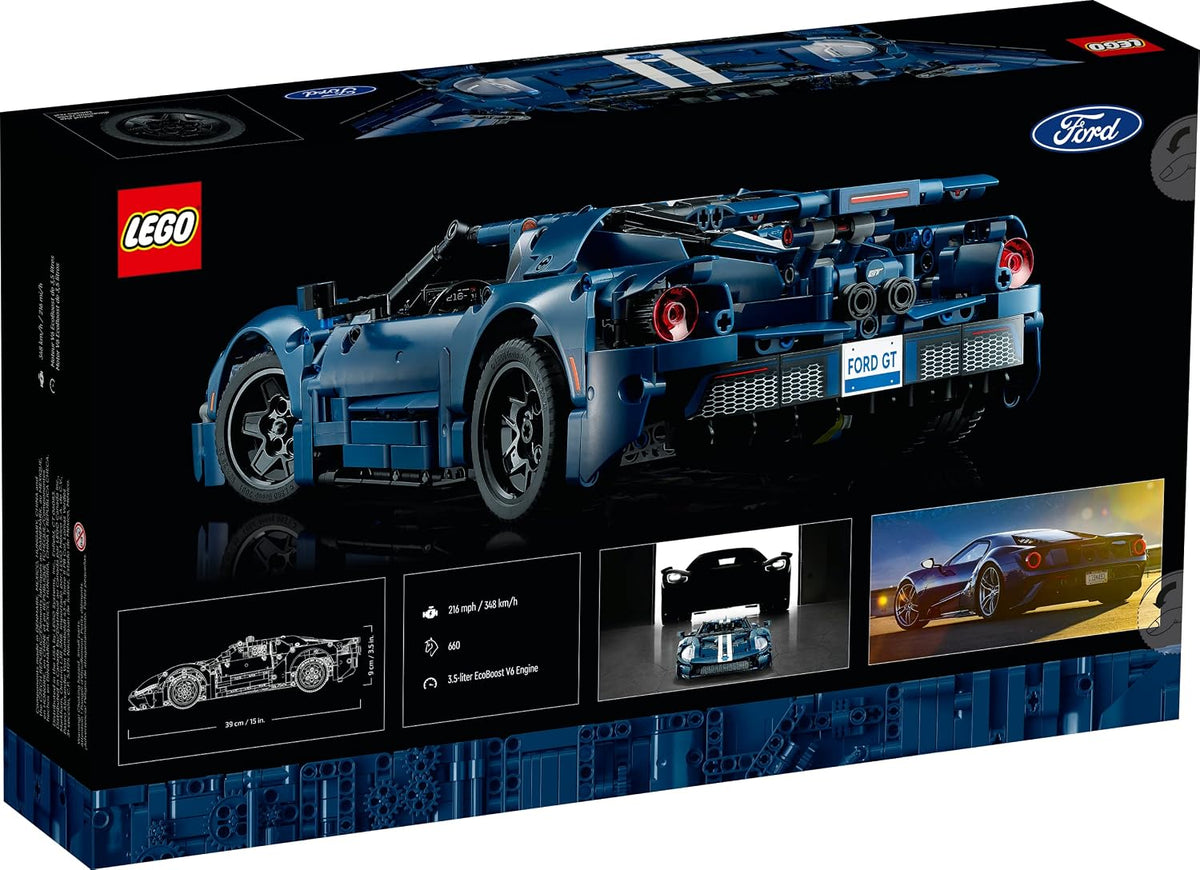 LEGO Technic 2022 Ford GT 42154 Adult Build Car Collector's Set Supercar 1:12 Scale with Authentic Features, Creative Gift Idea — image 2