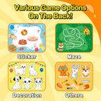 YPLUS Reusable Water-Reveal Activity Book — Animals