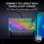 Razer BlackWidow V4 75% Mechanical Gaming Keyboard — Phantom White Edition — product image 3