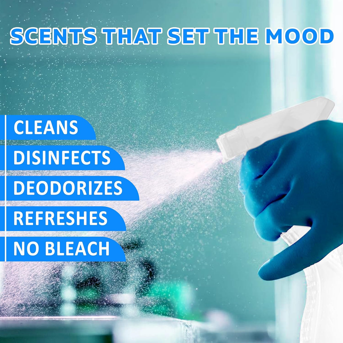 ECOLYTE+ All Purpose Cleaner, Premium for 100% Removal of Dirt, Cleans, Disinfects, Deodorizes & Refreshes, Kills 99.9% Germs, Trigger Spray Bottle – (Ocean Breeze, 750ml) — additional view 4