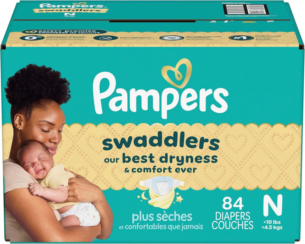 Pampers Swaddlers Newborn Diaper Size 0 84 Count