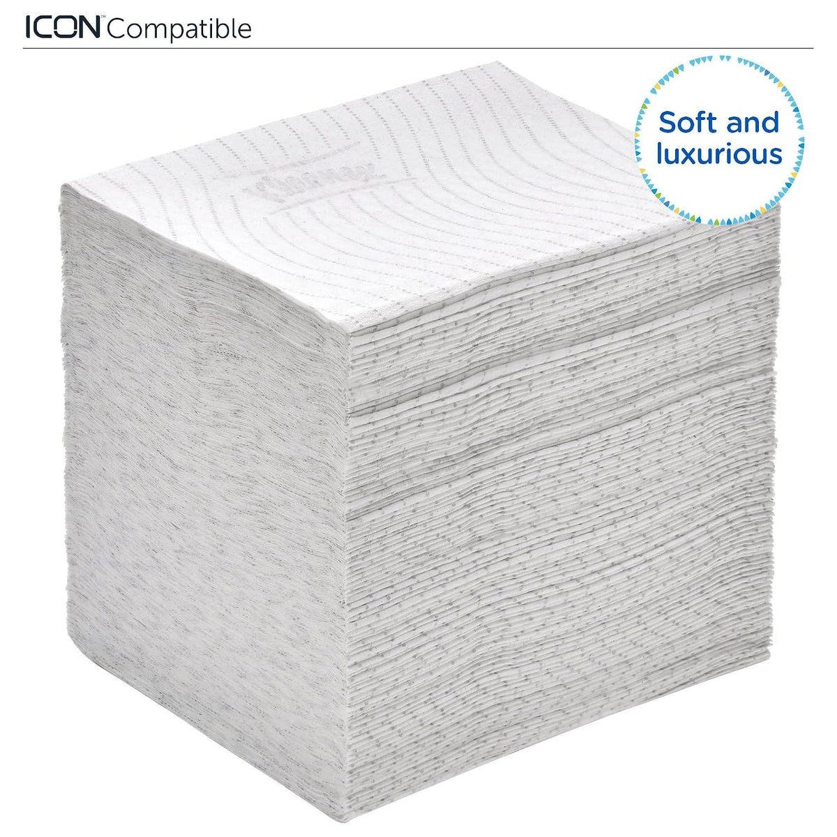 Kleenex® Folded Toilet Tissue – 2-Ply Soft & Comfortable Bulk Toilet Paper for Hygienic (7,200 Sheets Total) — additional view 3
