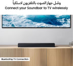 Samsung B-series Soundbar, B400F, 2.0 ch, Subwoofer, 2.0ch Sound with Built-in Woofer, One Remote Control, Surround Sound Expansion, Bluetooth TV connection, HW-B400F/ZN (2025 - UAE Version)