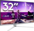 Philips Evnia 8000 32M2N8900P/00 computer monitor 80 cm (31.5") 3840 x 2160 pixels 4K Ultra HD QD-OLED White: — White