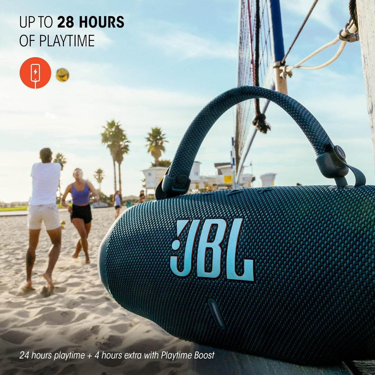 JBL Charge 6 Portable Bluetooth Speaker — Black