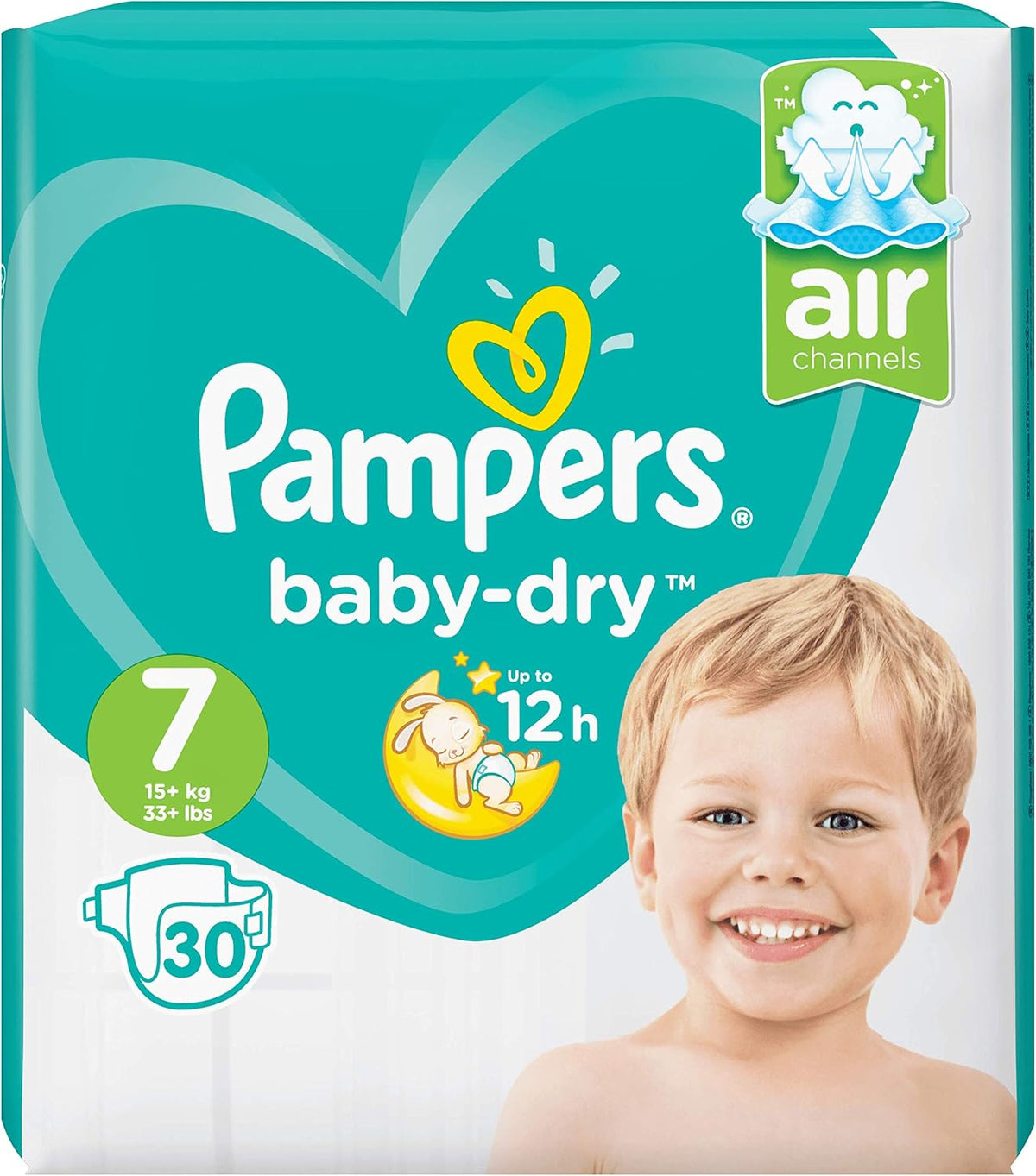 Pampers Baby-Dry Size 7, Pack of 30