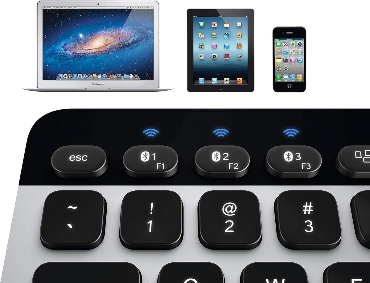 Logitech K811 Keyboard — Grey