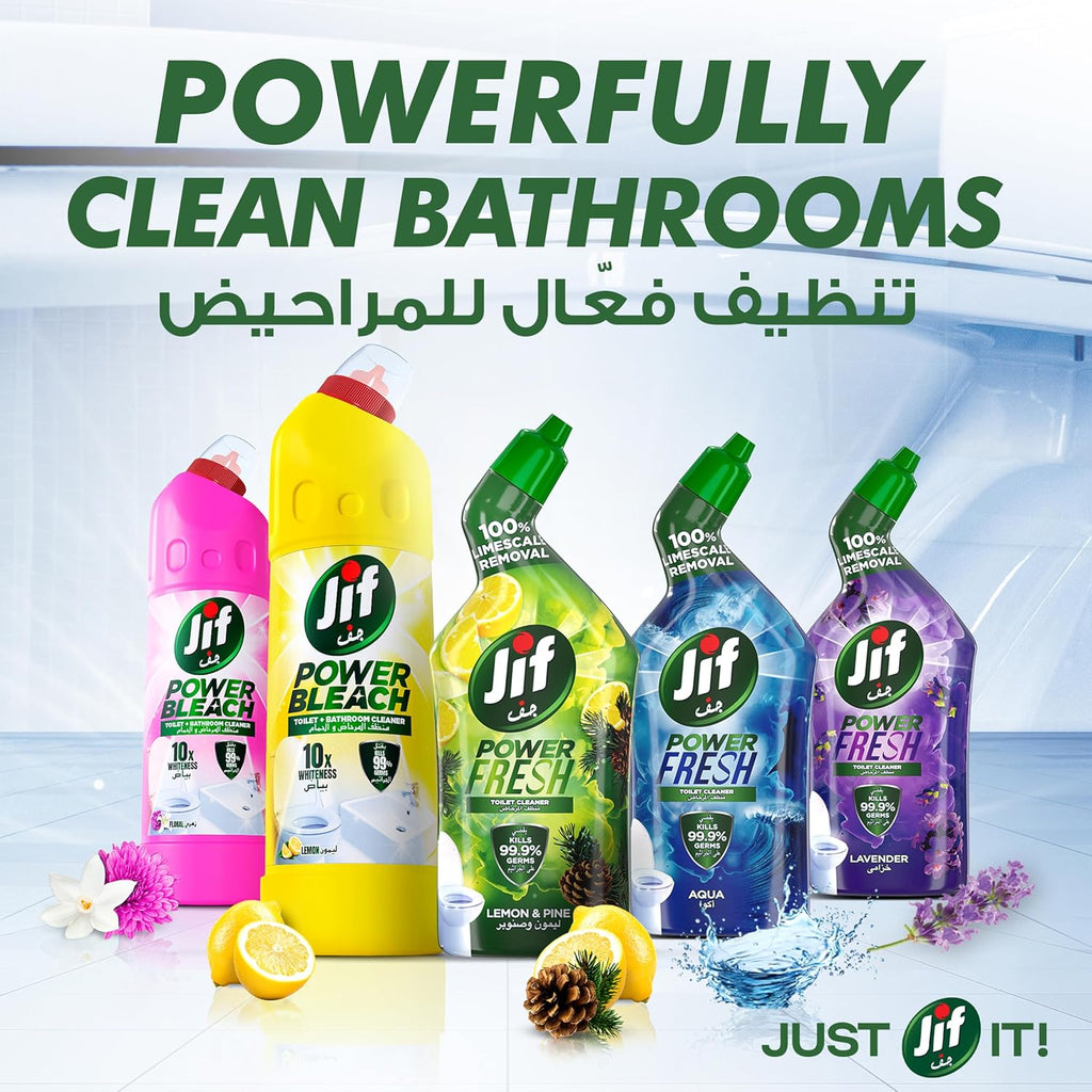 JIF Power Fresh Toilet Cleaner Liquid, Lavender, 750ml — additional product view 6