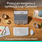 Logitech ERGO M575S Wireless Mouse — Off White