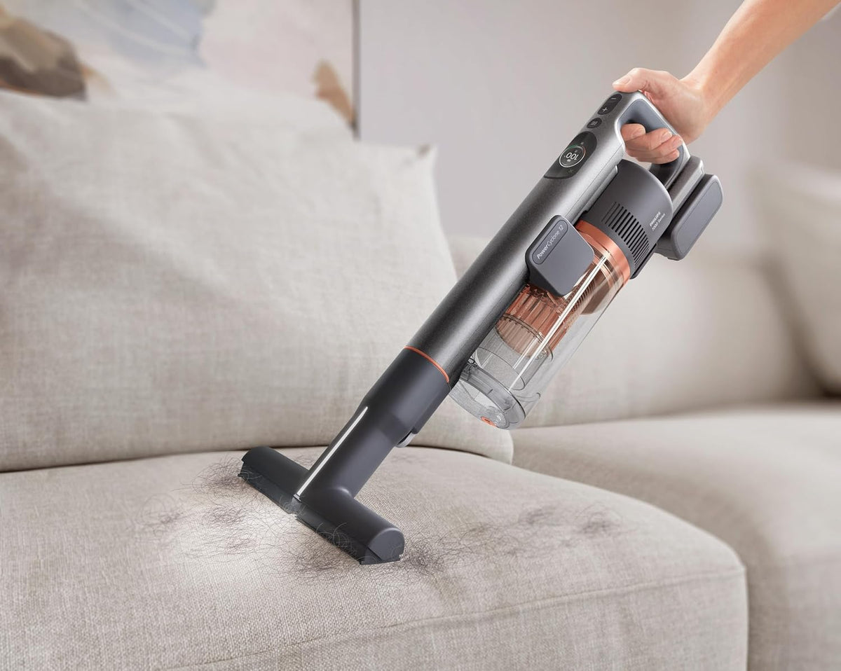 Philips Cordless Stick Vacuum Pet, 25.2V, 1080L/Min Airflow, 80 Min Runtime — Coral Mood