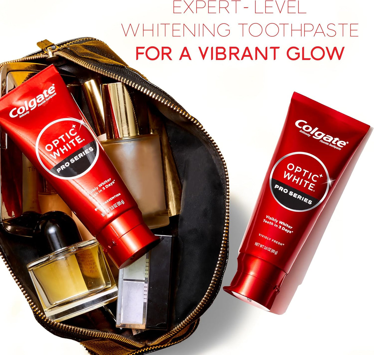 Colgate Optic White Pro Series Whitening Toothpaste with 5% Hydrogen Peroxide, Stain Prevention, 3 Oz Tube — additional product view 7