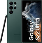 Samsung Galaxy S22 Ultra Smartphone Android 5G 8/12GB RAM AI Display 6.8" Dynamic AMOLED 2X Camera 108MP 5,000mAh (Green, 256GB)