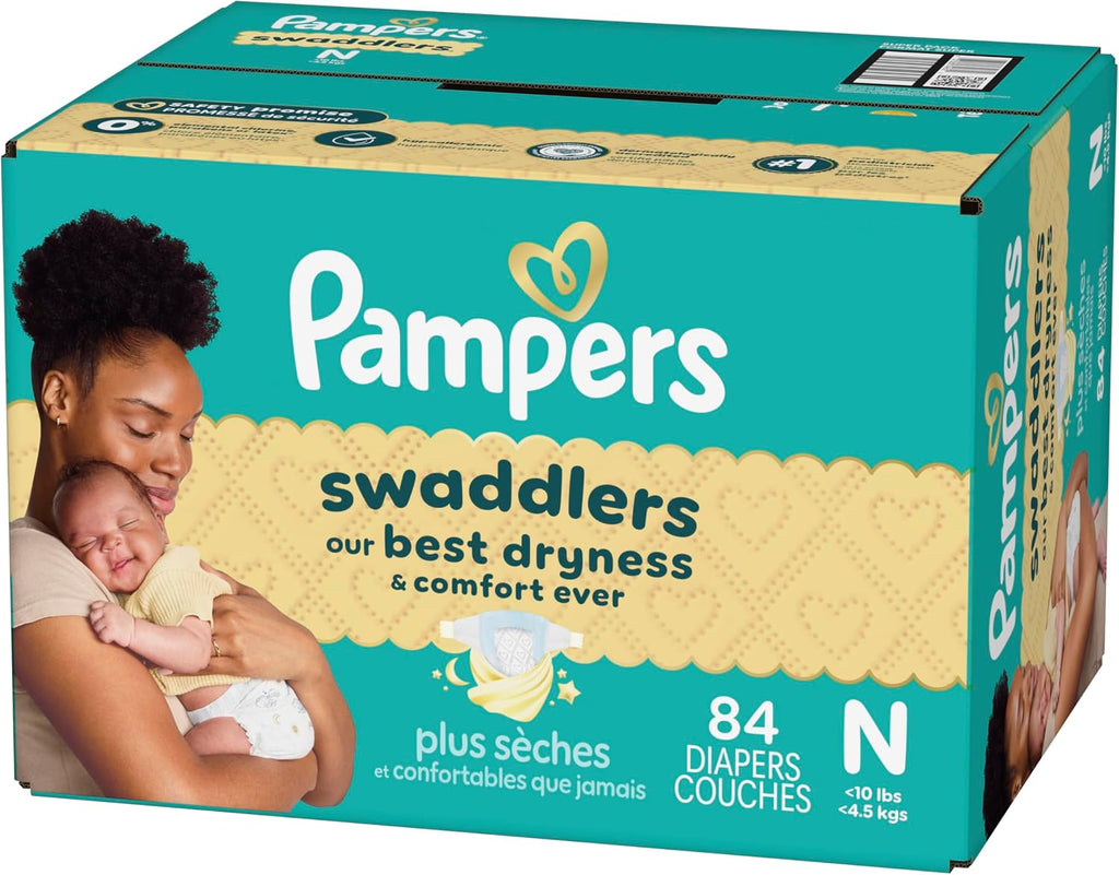Pampers Swaddlers Newborn Diaper Size 0 84 Count