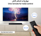 Samsung B-series Soundbar, B400F, 2.0 ch, Subwoofer, 2.0ch Sound with Built-in Woofer, One Remote Control, Surround Sound Expansion, Bluetooth TV connection, HW-B400F/ZN (2025 - UAE Version)