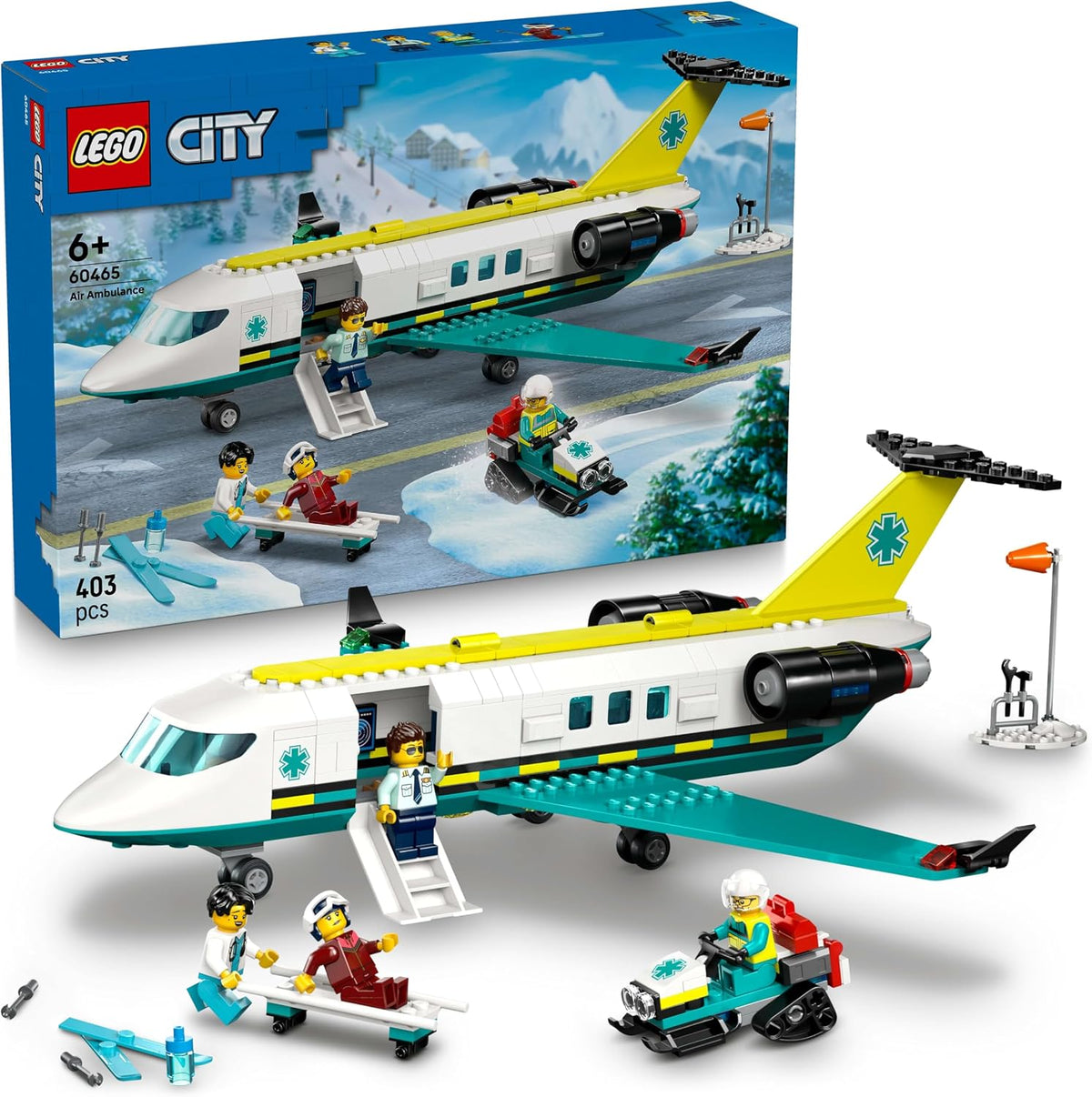 LEGO City Emergency Air Ambulance Airplane 60465