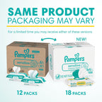 Pampers Sensitive Water Based Hypoallergenic and Unscented Baby Wipes Combo, 1008 count (Packaging May Vary)