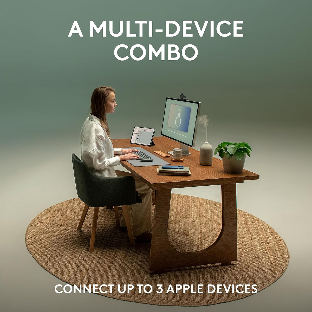 Logitech Pebble 2 Keyboard and Mouse Combo for Mac — Graphite