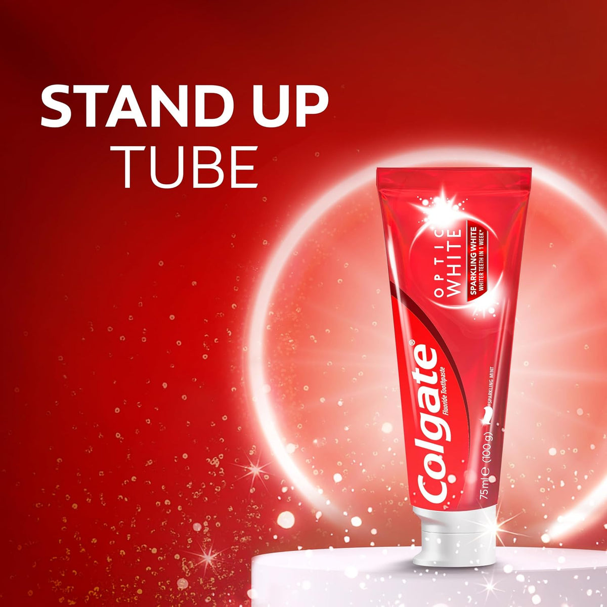 Colgate Optic White Sparkling White Whitening Toothpaste, 2x75ml, 2 Pack — additional product view 3