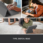 Logitech Slim Folio Keyboard Case for iPad 10th Gen / A16 — Graphite