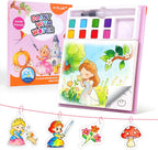 YPLUS Watercolour Activity Book with 8 Paint Colours — Princess