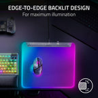 Razer Firefly V2 Pro Fully Illuminated RGB Gaming Mouse Mat — Phantom White Edition — product image 2