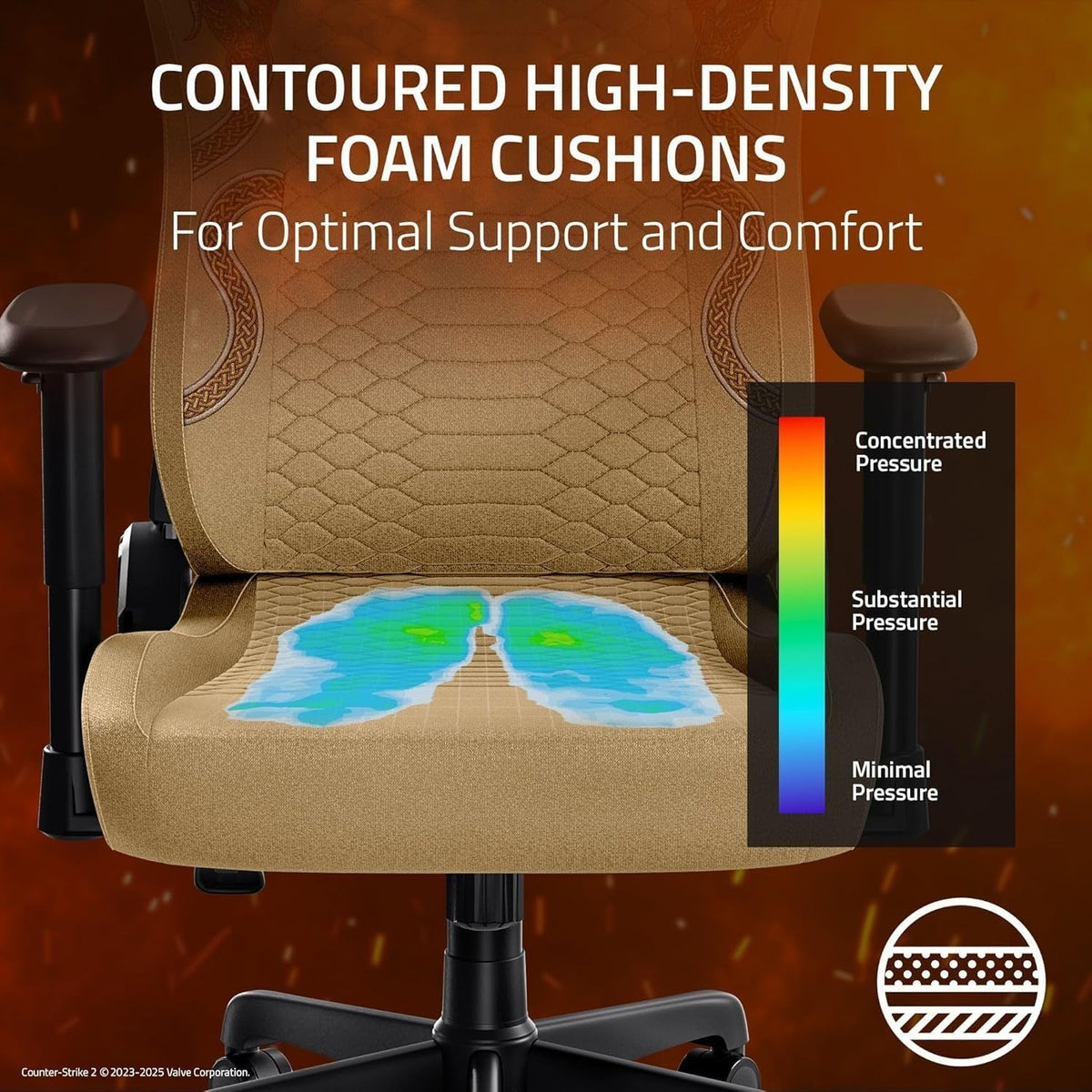Razer Iskur V2 X Ergonomic Gaming Chair — Counter Strike 2 Edition — product image 4