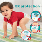 Pampers Nappy Pants Size 7, 126 Count, 17kg+, Triple Protection, Super Absorbent Core, Easy Changes
