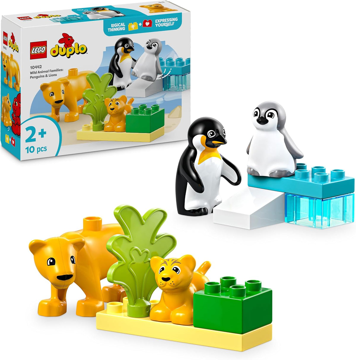LEGO DUPLO Wild Animal Families: Penguins & Lions 10442 — image 1