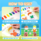 YPLUS Paint with Water Activity Books — profession