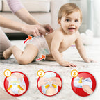 Pampers Baby-Dry Pants Size 5 (12-17 kg) Nappies with Air Channels Pack of 1 (Pack of 64)