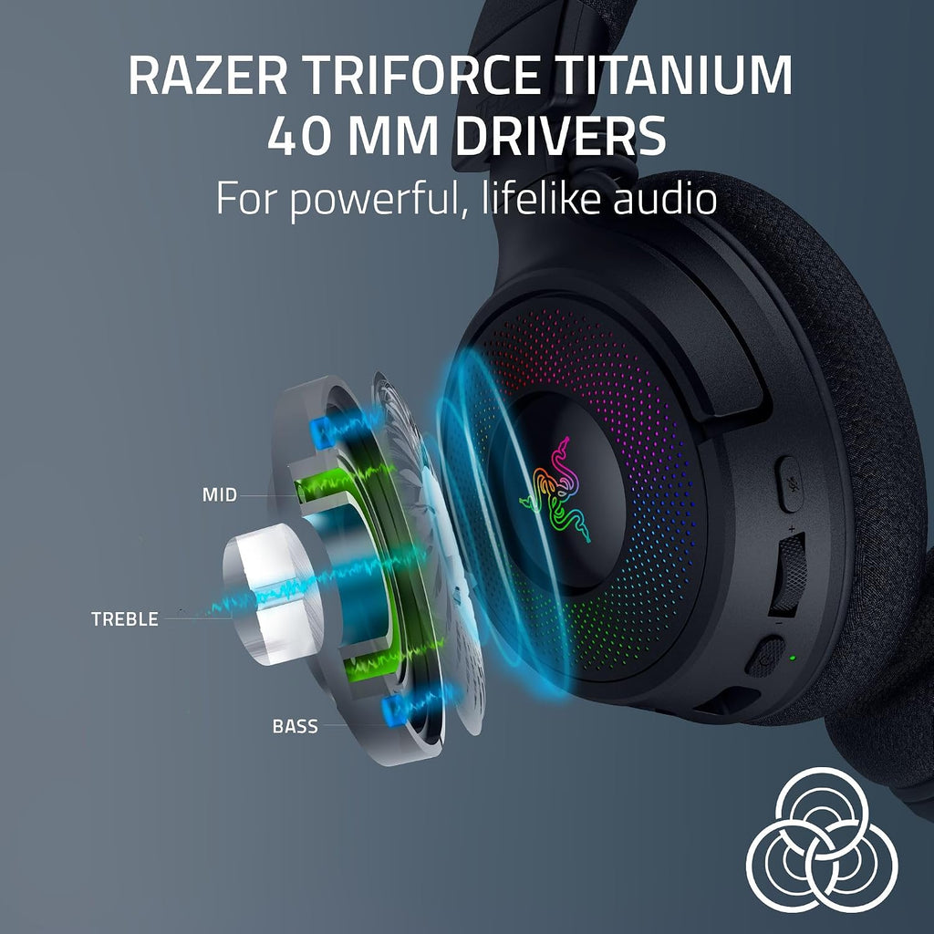 Razer Kraken V4 Wireless Gaming Headset — Black — product image 4